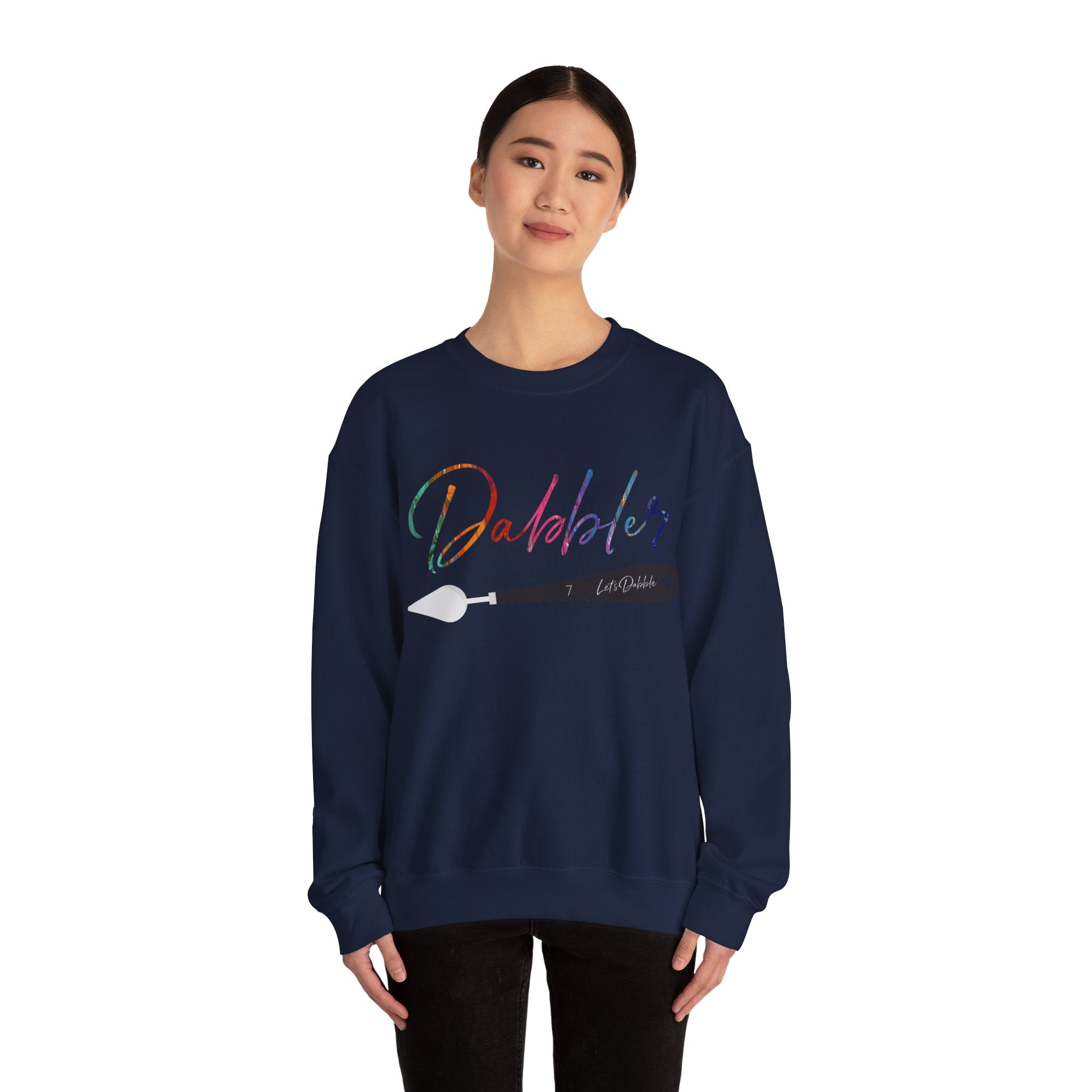 Rainbow Dabbler Crewneck Sweatshirt