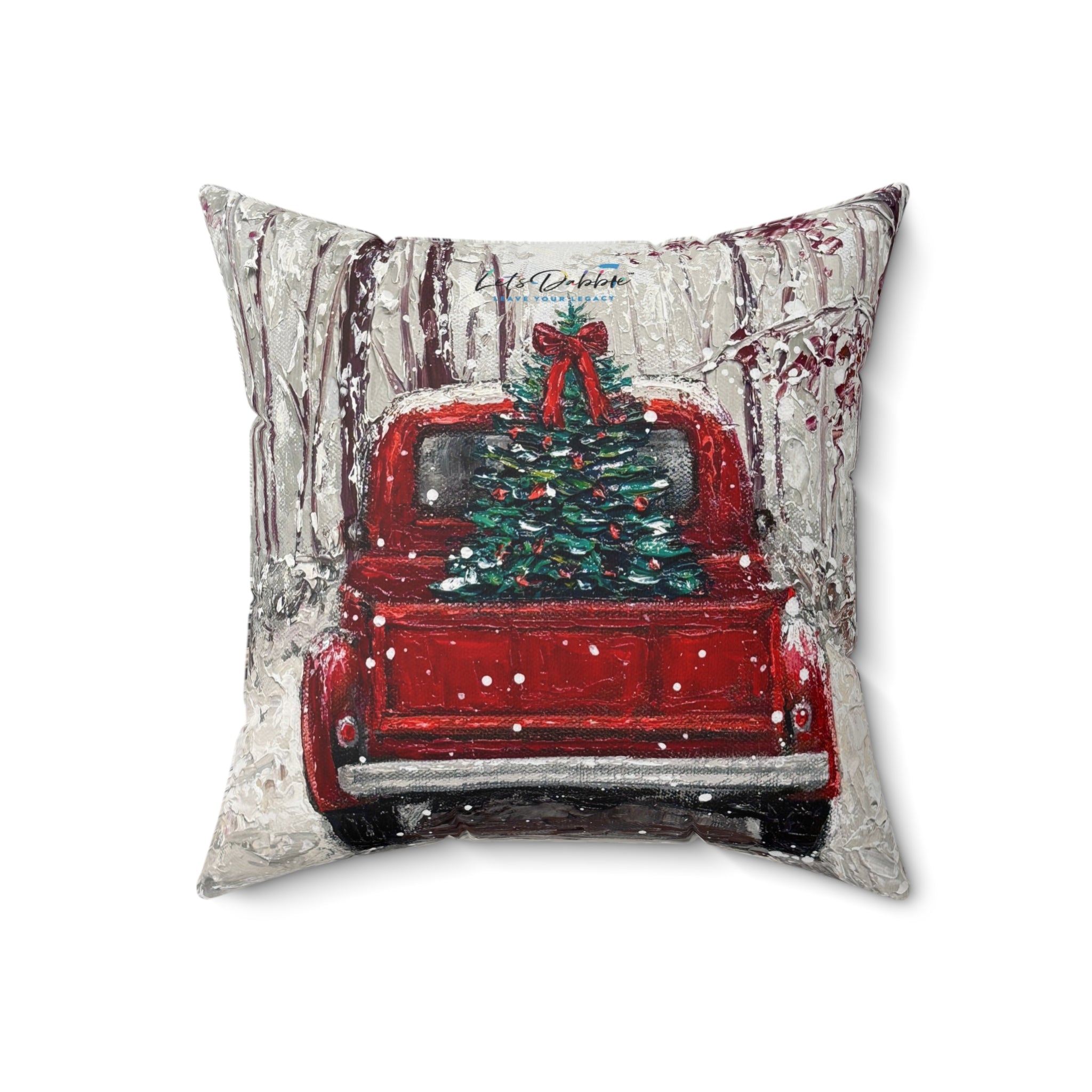 Christmas Delivery Square Pillow