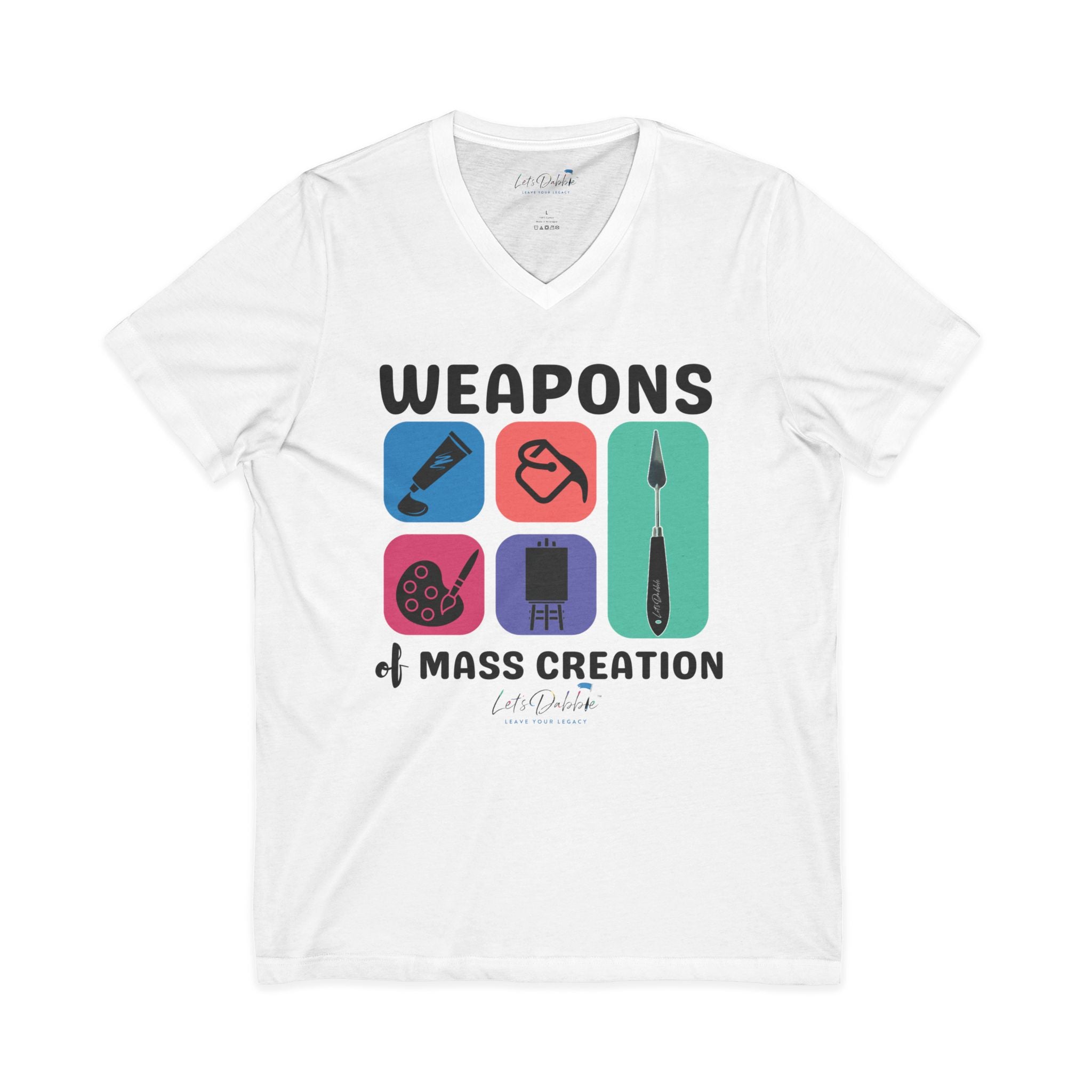 Weapons of Mass Creation V-Neck T-Shirt