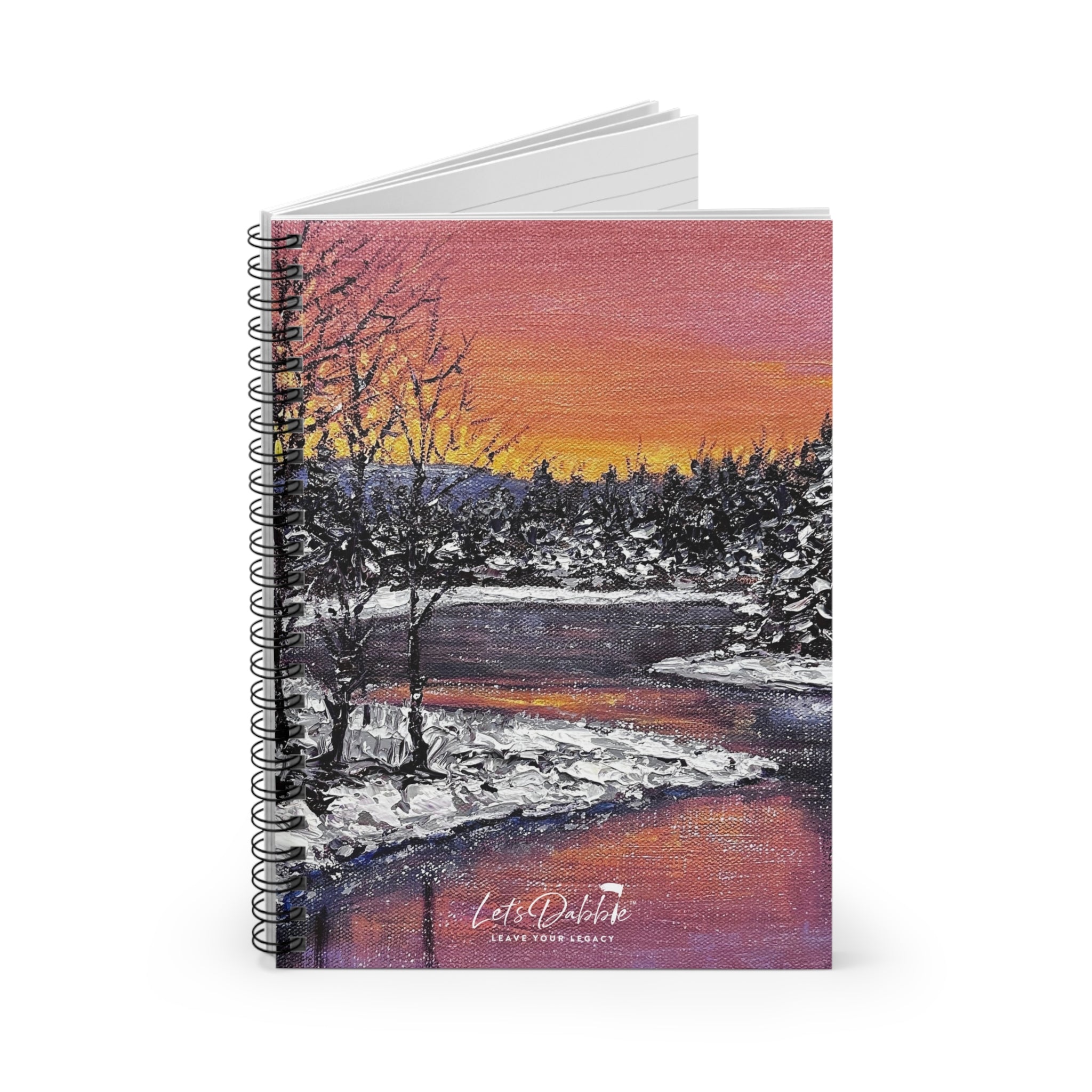 Sunset Glow Spiral Notebook