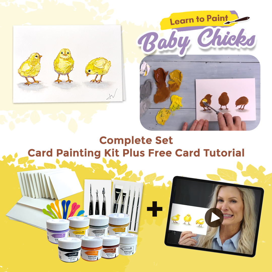 Baby Chicks - Card Painting Kit