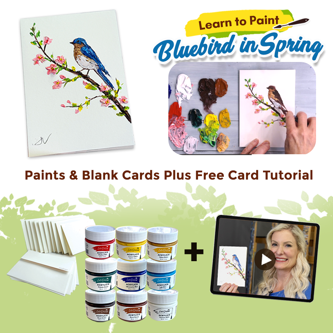Bluebird in Spring (Paints & Cardstock Only)