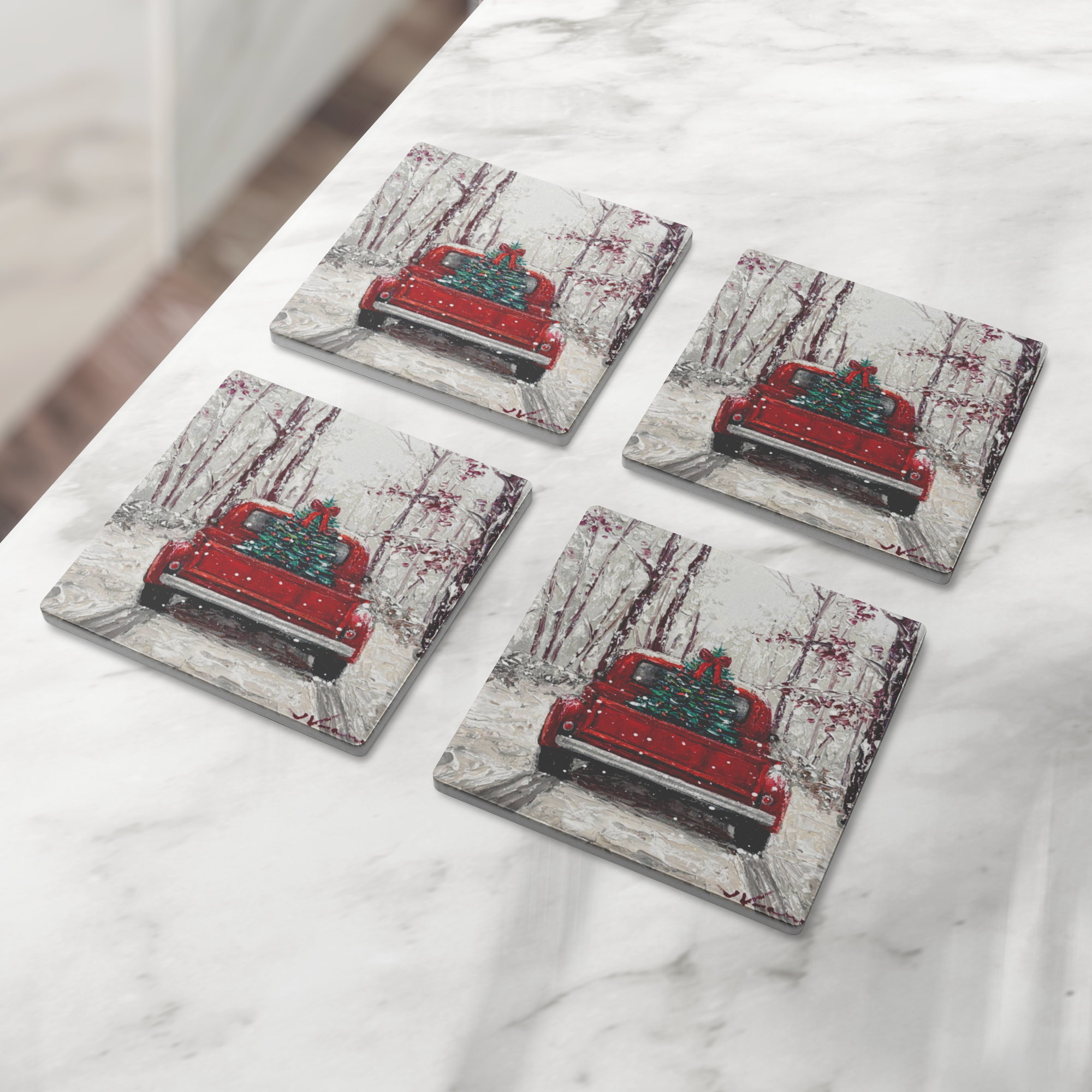 Christmas_Delivery_Square_Stone_Coasters_SquareStoneCoaster_4pcLifestyle_Mockup.png