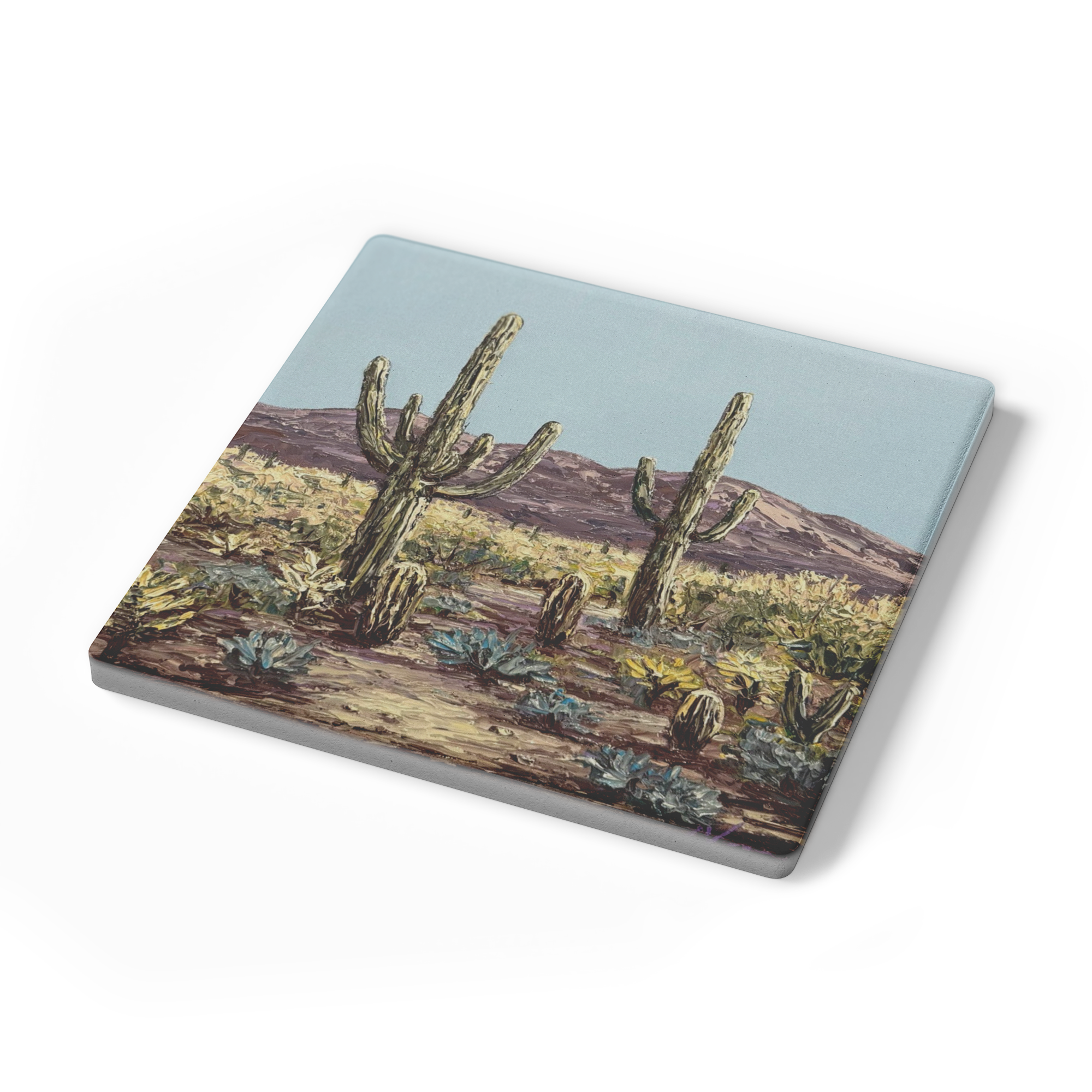 Desert_Gathering_Square_Stone_Coaster_SquareStoneCoaster_Angle_Mockup.png