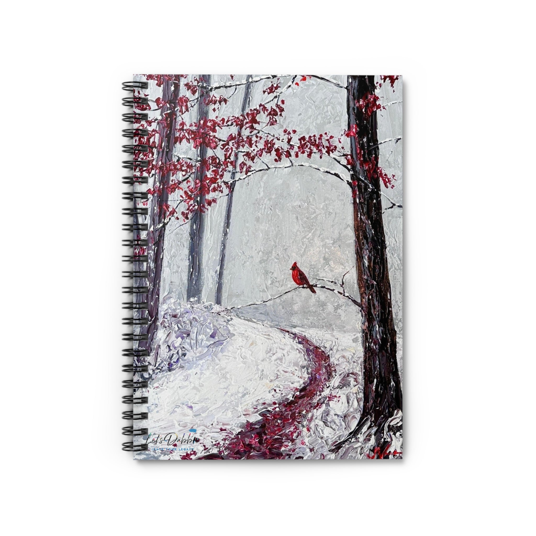 Winter Cardinal Notebook