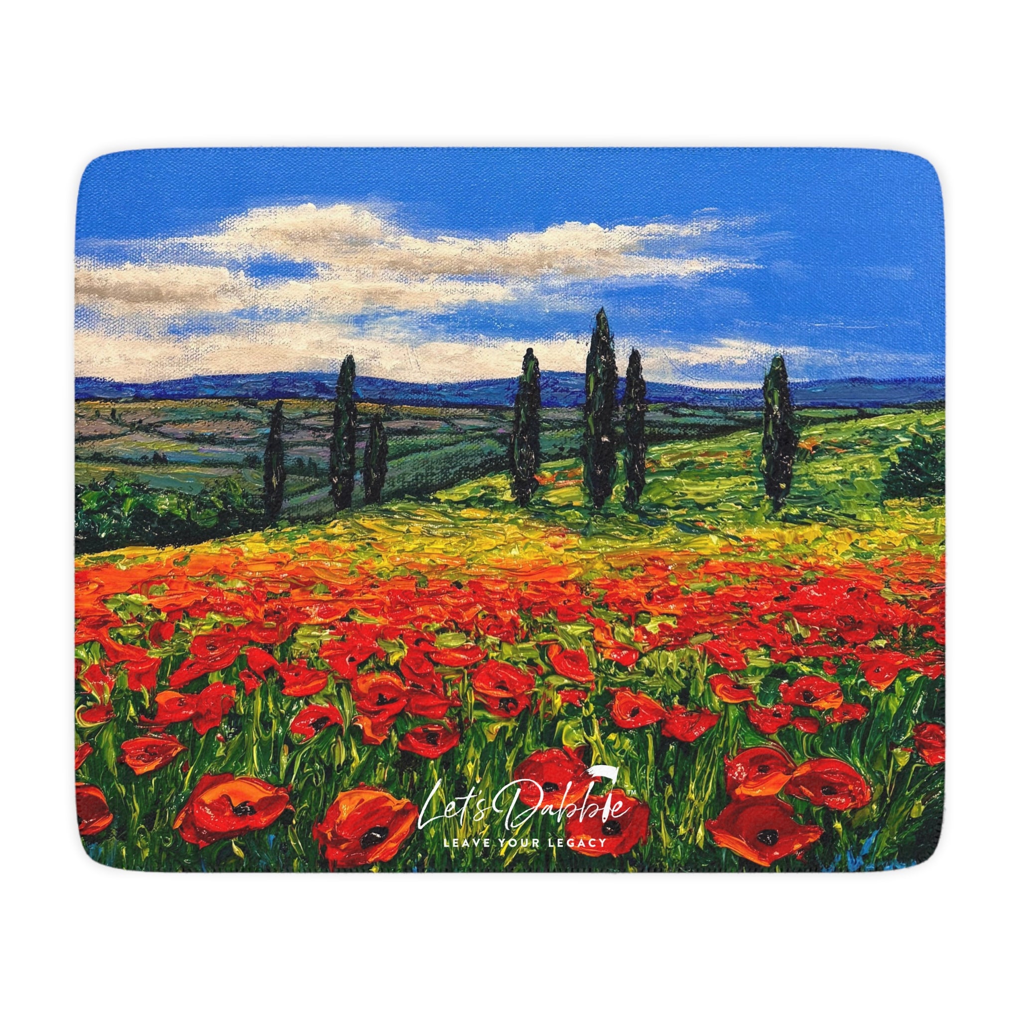 Poppies in Bloom Blanket