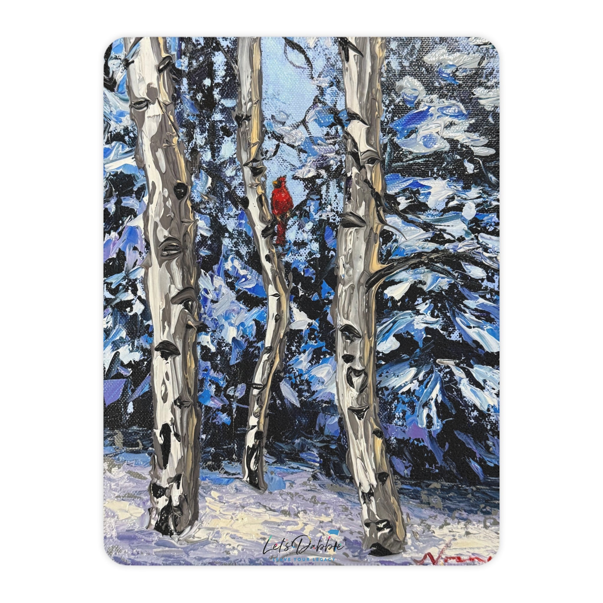 Snowy Sentinel Blanket