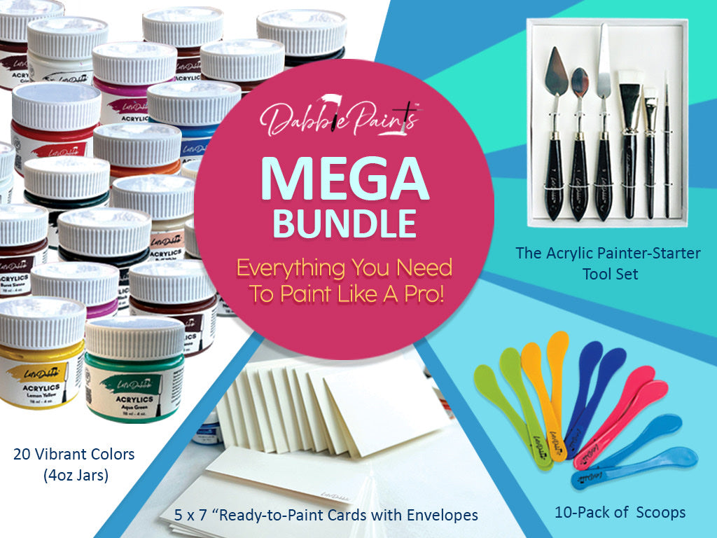 DabblePaints™ Mega Bundle: Everything You Need to Paint Like a Pro!