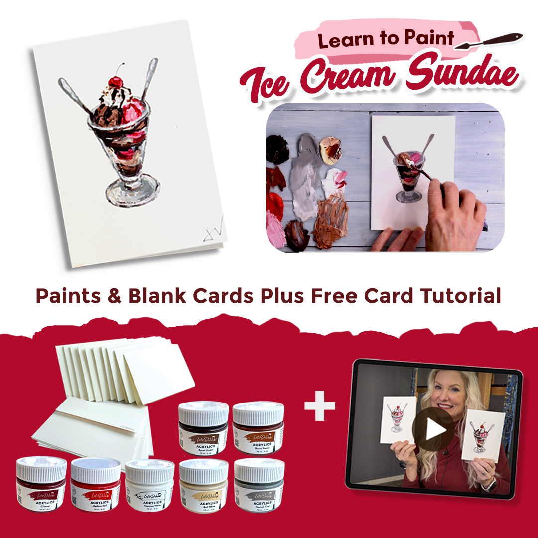 Ice Cream Sundae (Paints & Cardstock Only)