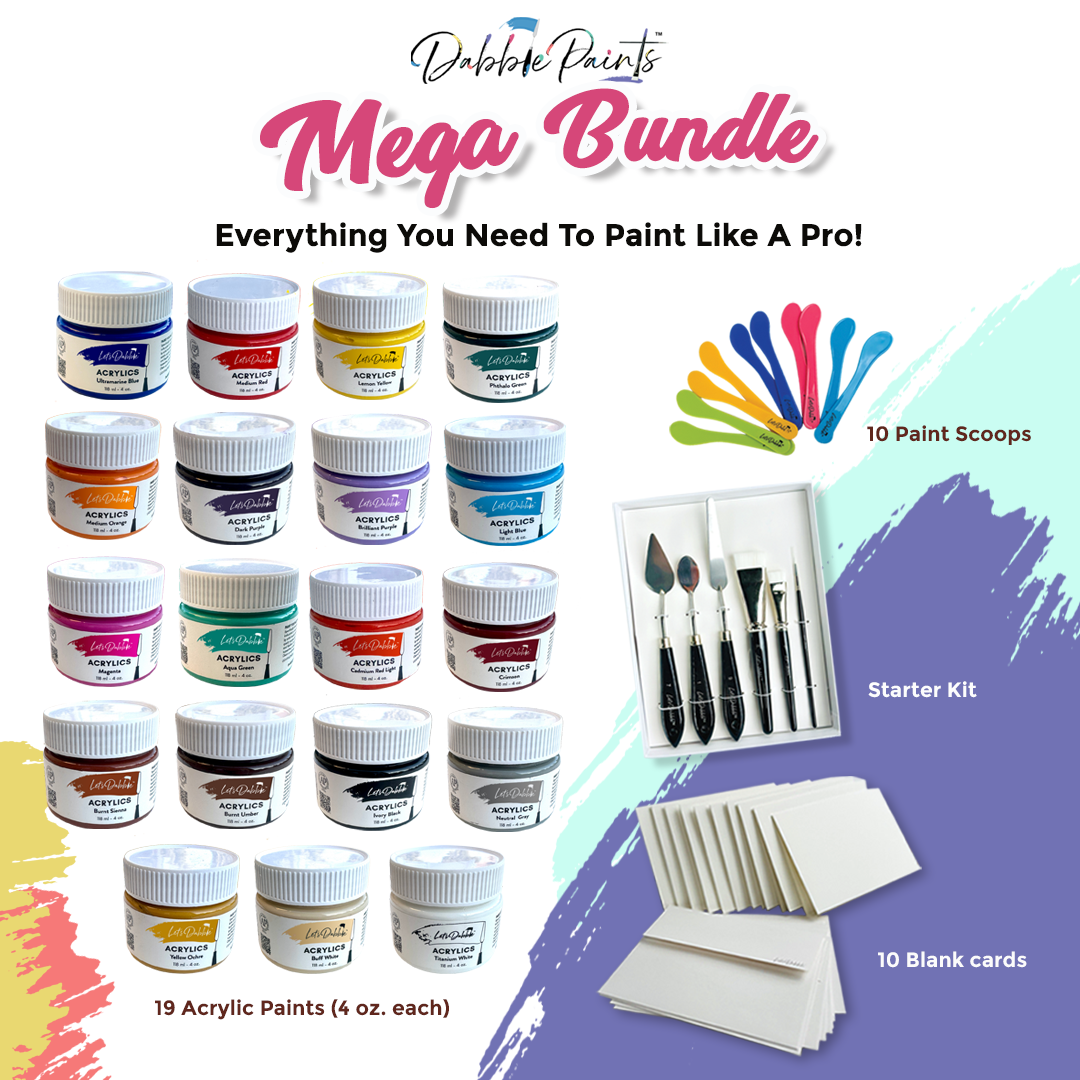 DabblePaints™ Mega Bundle: Everything You Need to Paint Like a Pro!