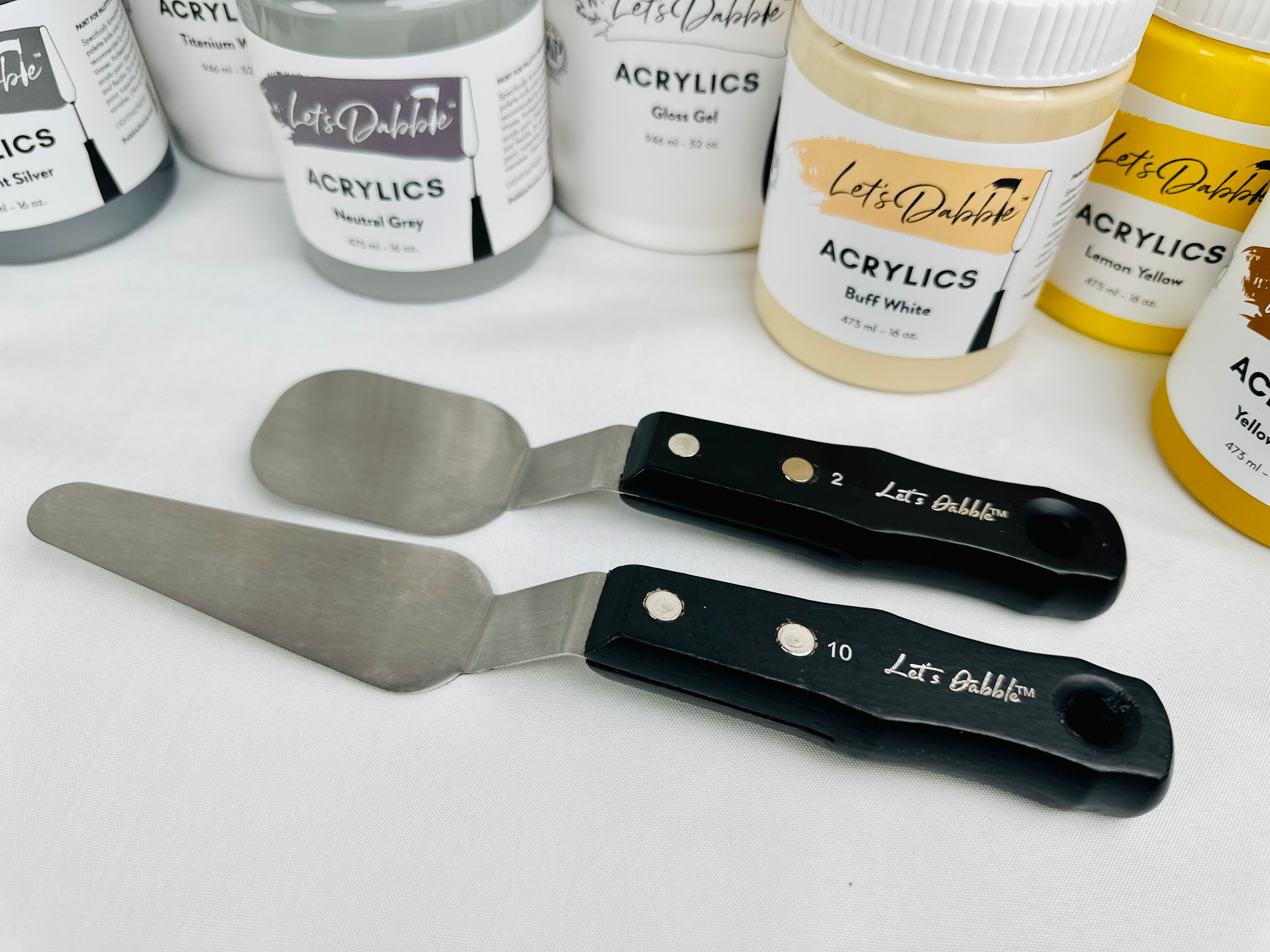 Let's Dabble Art - Premium Palette Knives - LARGE