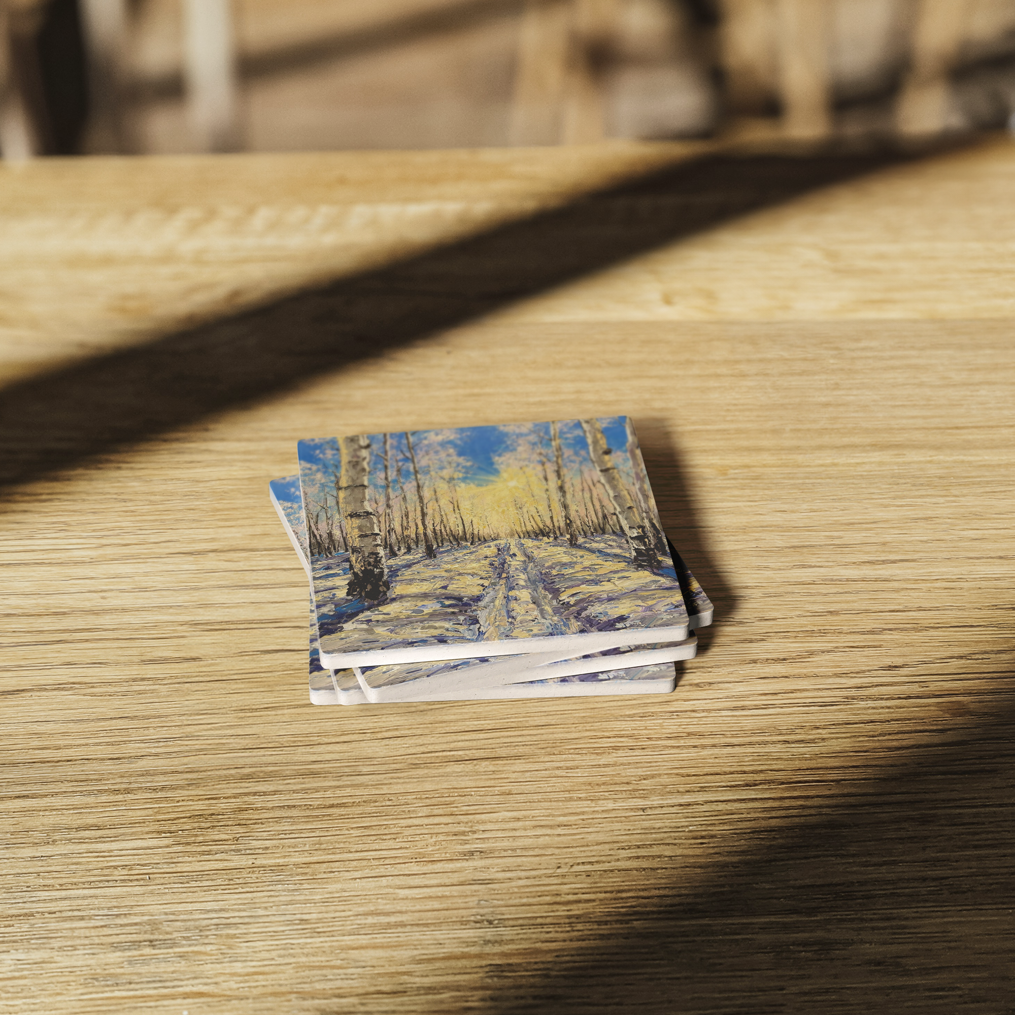 Winter_Stillness_Square_Stone_Coaster_SquareStoneCoaster_WoodTable_AS_Mockup.png