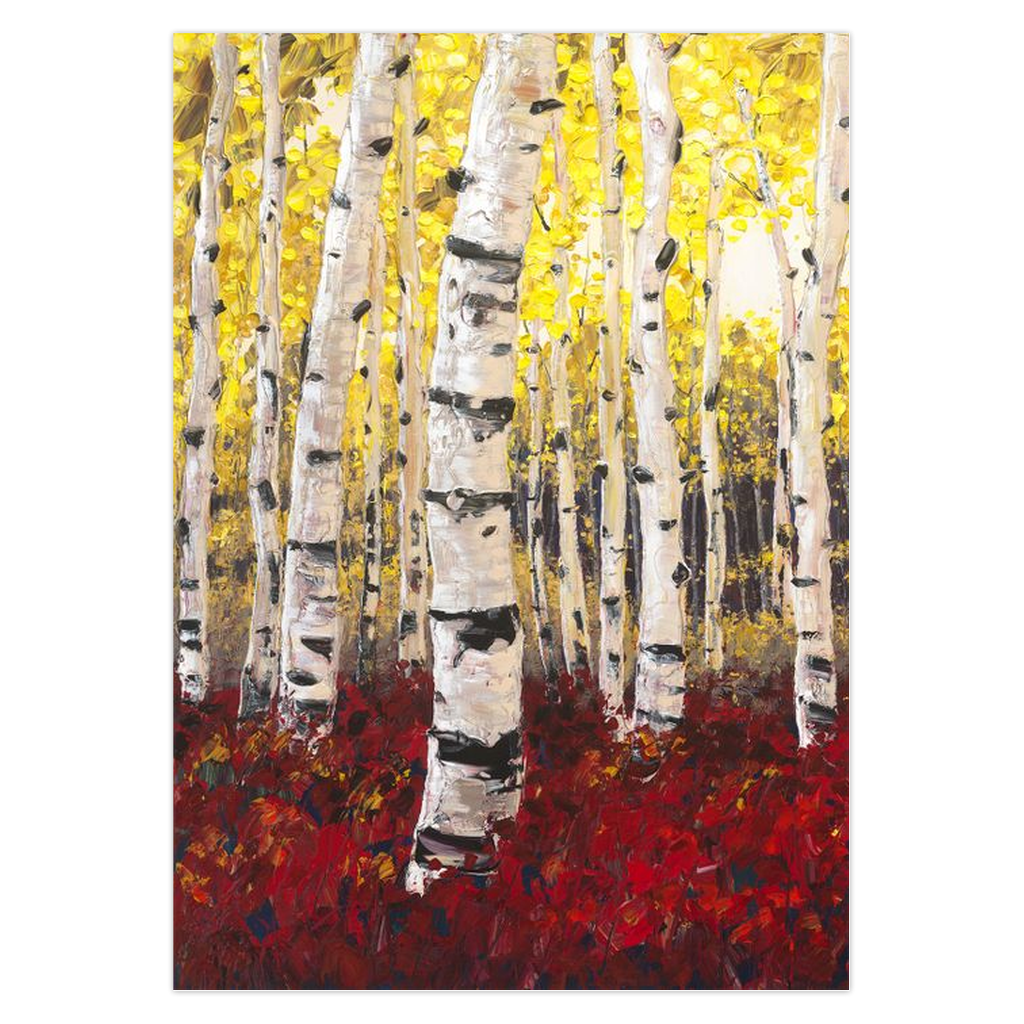 Forest Love (5-pack) Art Greeting Cards, FREE Shipping