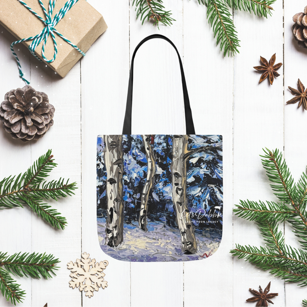 Snowy Sentinel Tote Bag