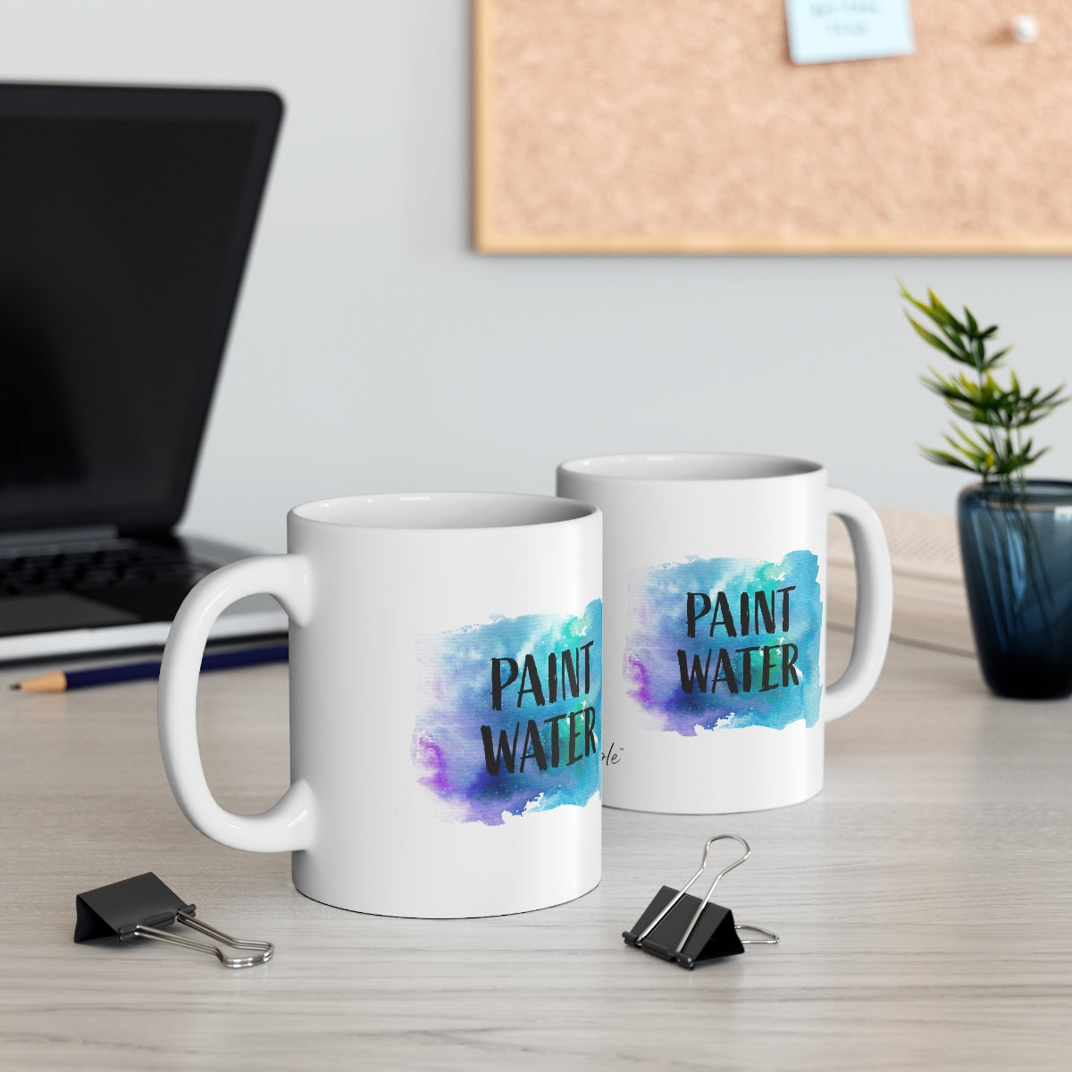 Paint Water Ceramic Mug 11oz