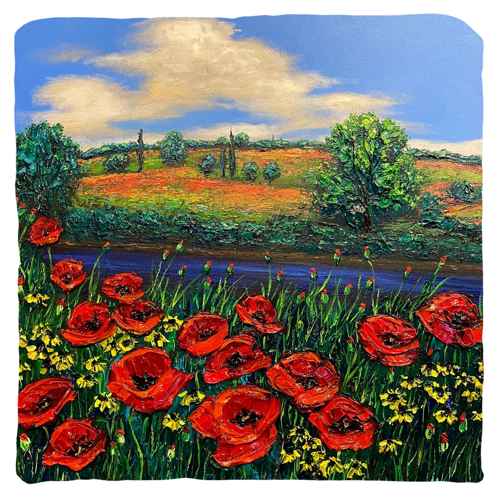 Throw Pillows (Poppies)