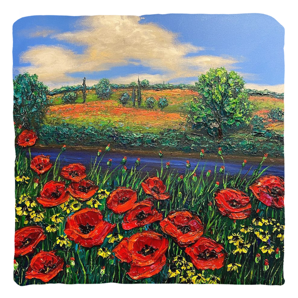 Throw Pillows (Poppies)