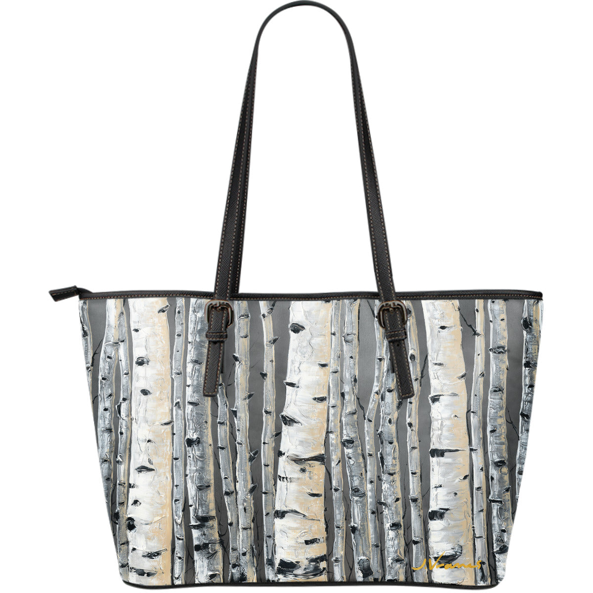 Silver Dawn - Premium Leather ArtTote™