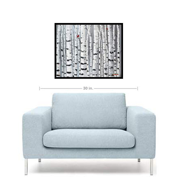 Love Birds, 16x20 with Black Frame - FREE Shipping