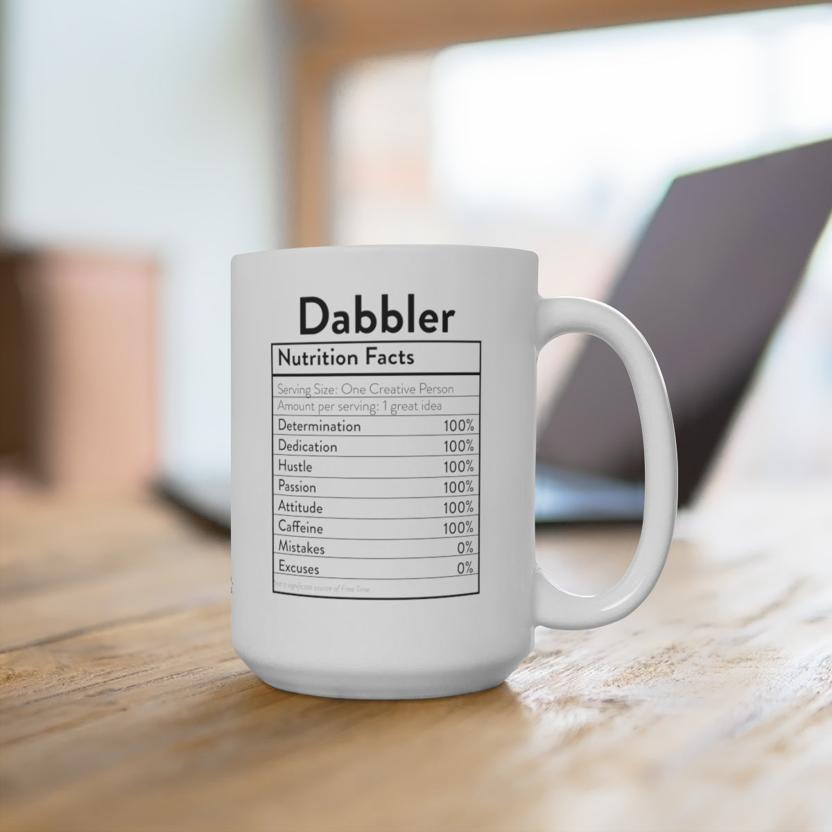 Nutrition Facts Mug