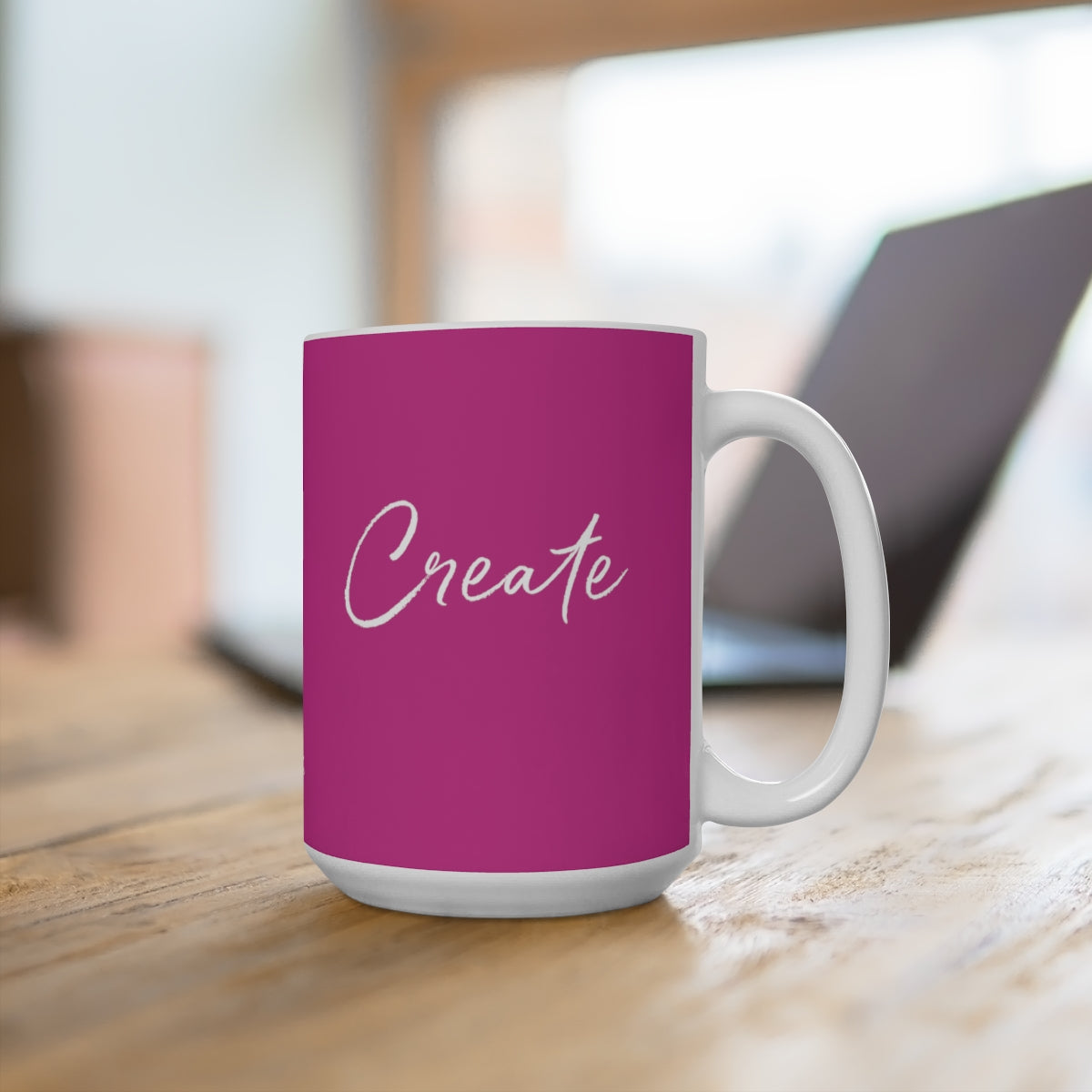 Pink Create Mug