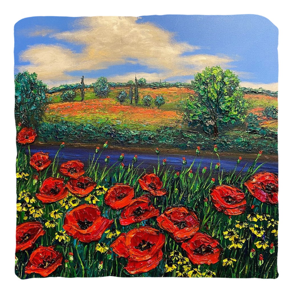 Throw Pillows (Poppies)