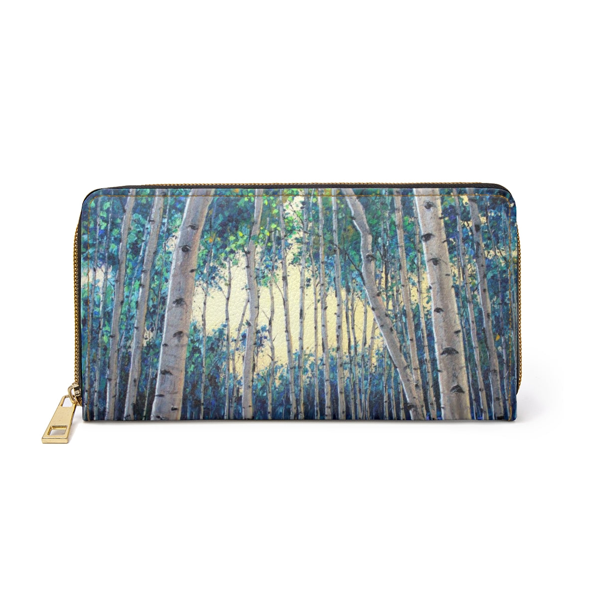 Spring Aspens Zipper Wallet