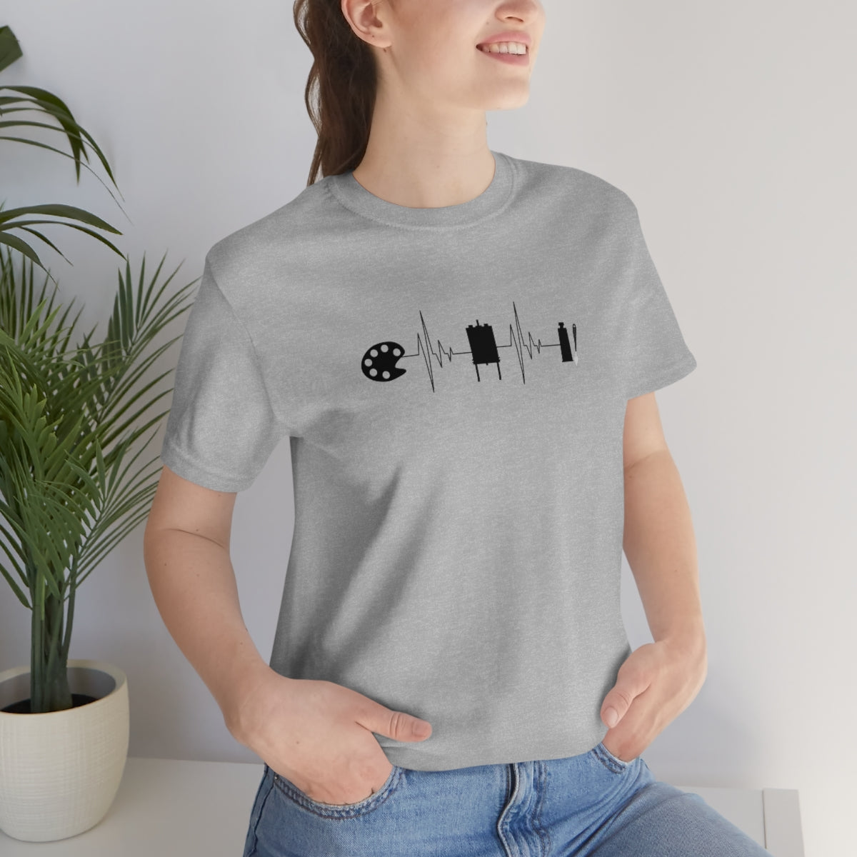 Art EKG Short Sleeve Tee