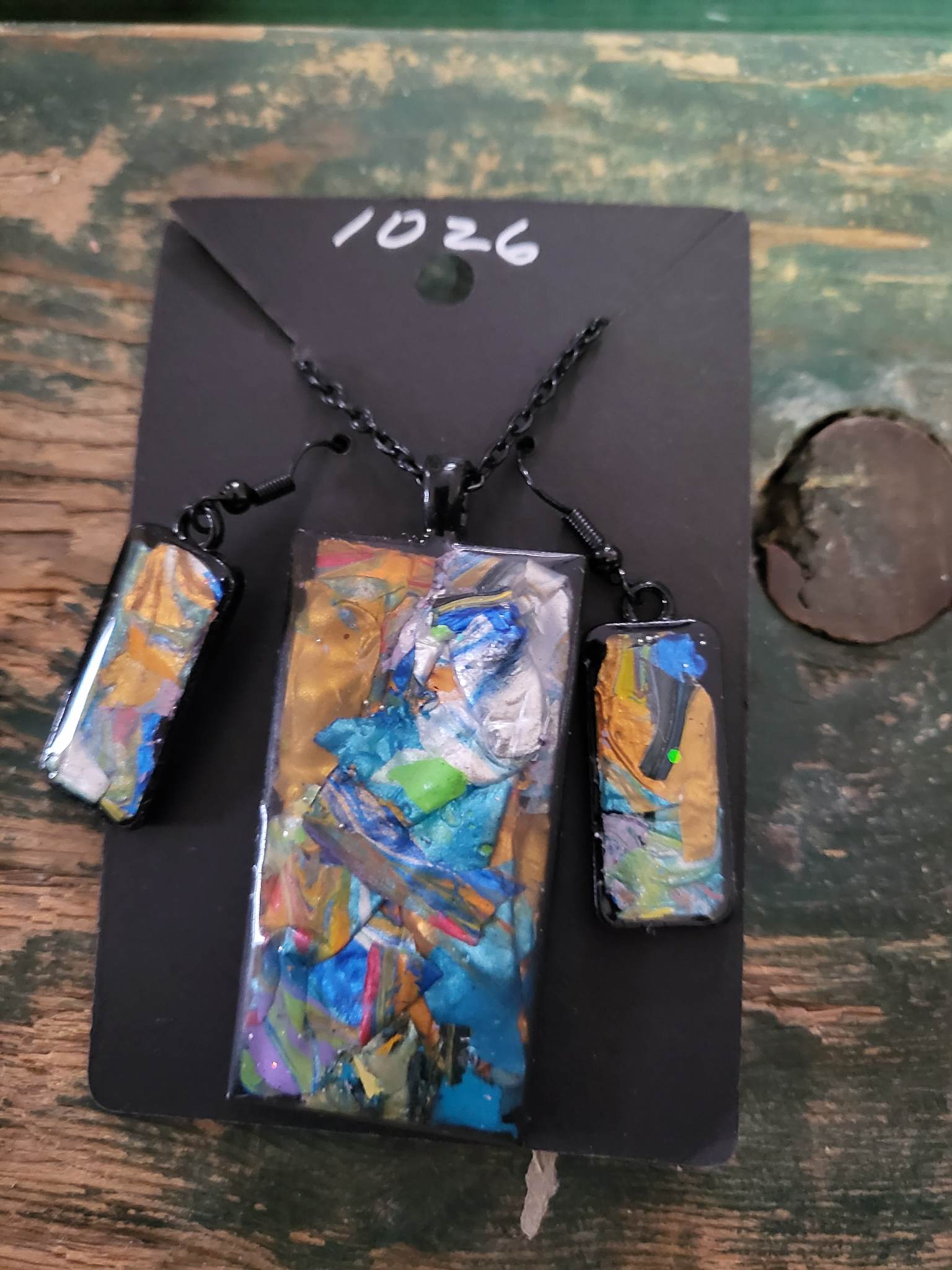 PostPalette™ Pendant & Earring Set - #1026