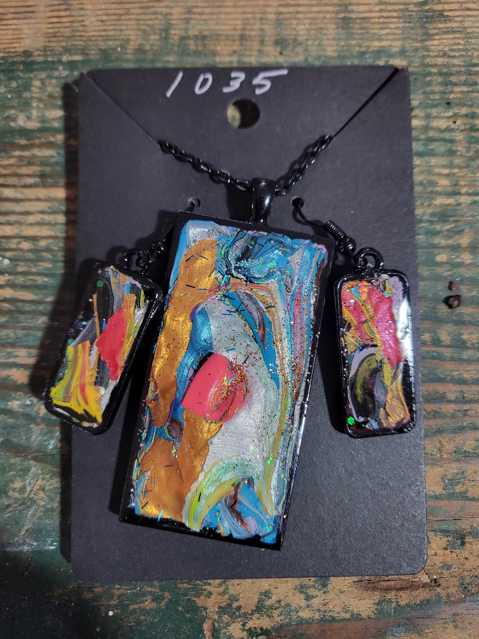 PostPalette™ Pendant & Earring Set - #1035