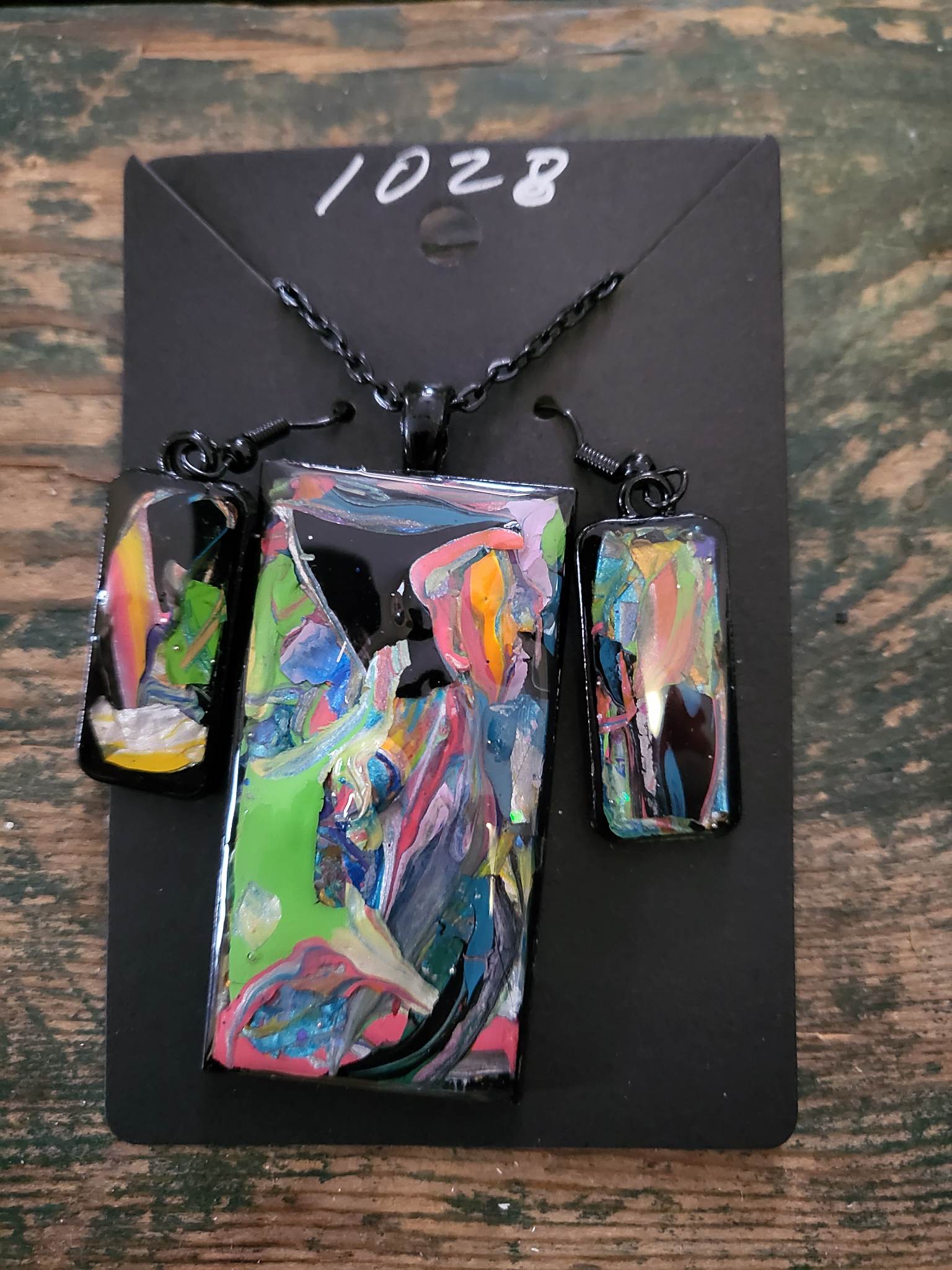 PostPalette™ Pendant & Earring Set - #1028