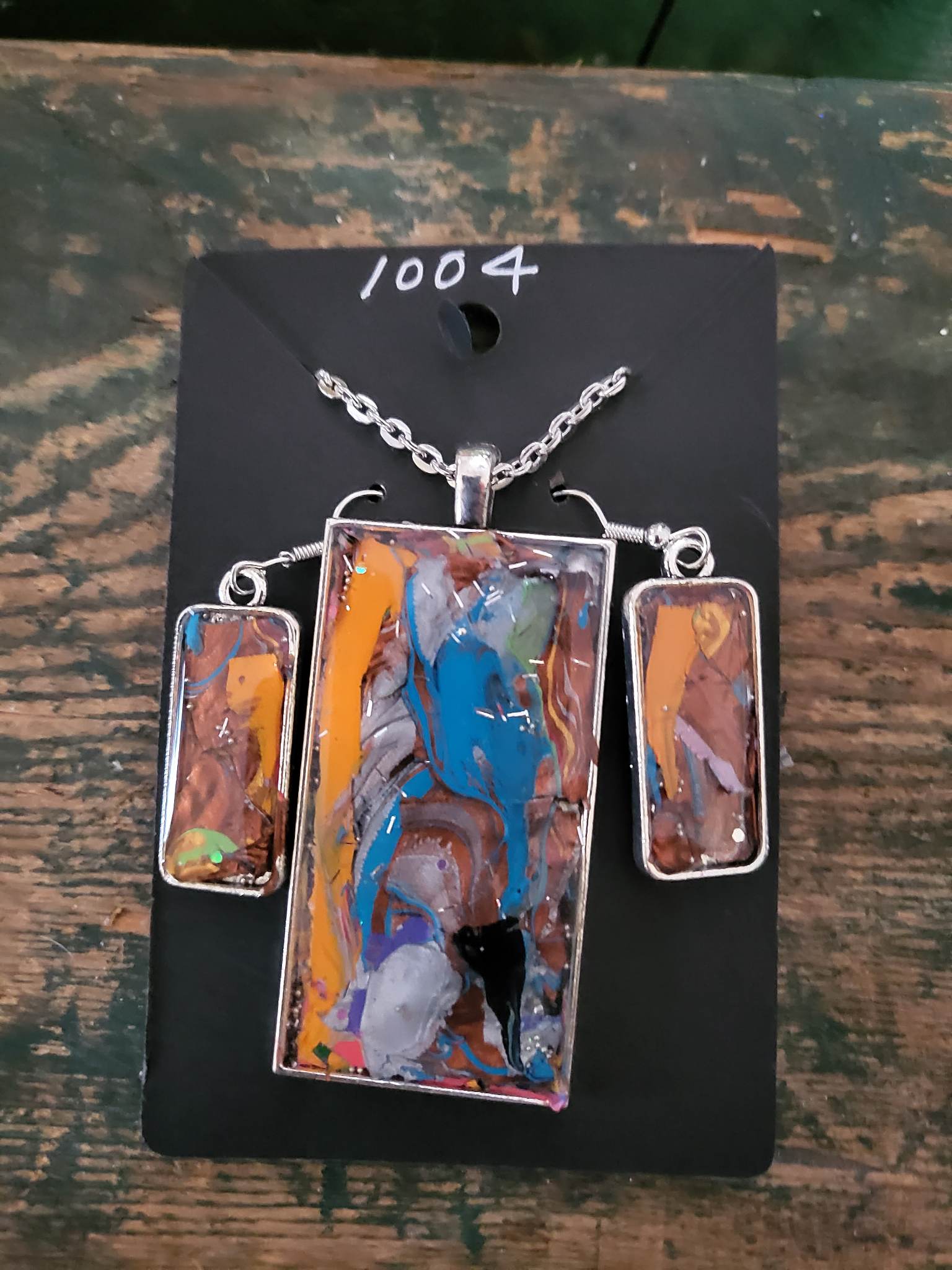 PostPalette™ Pendant & Earring Set - #1004