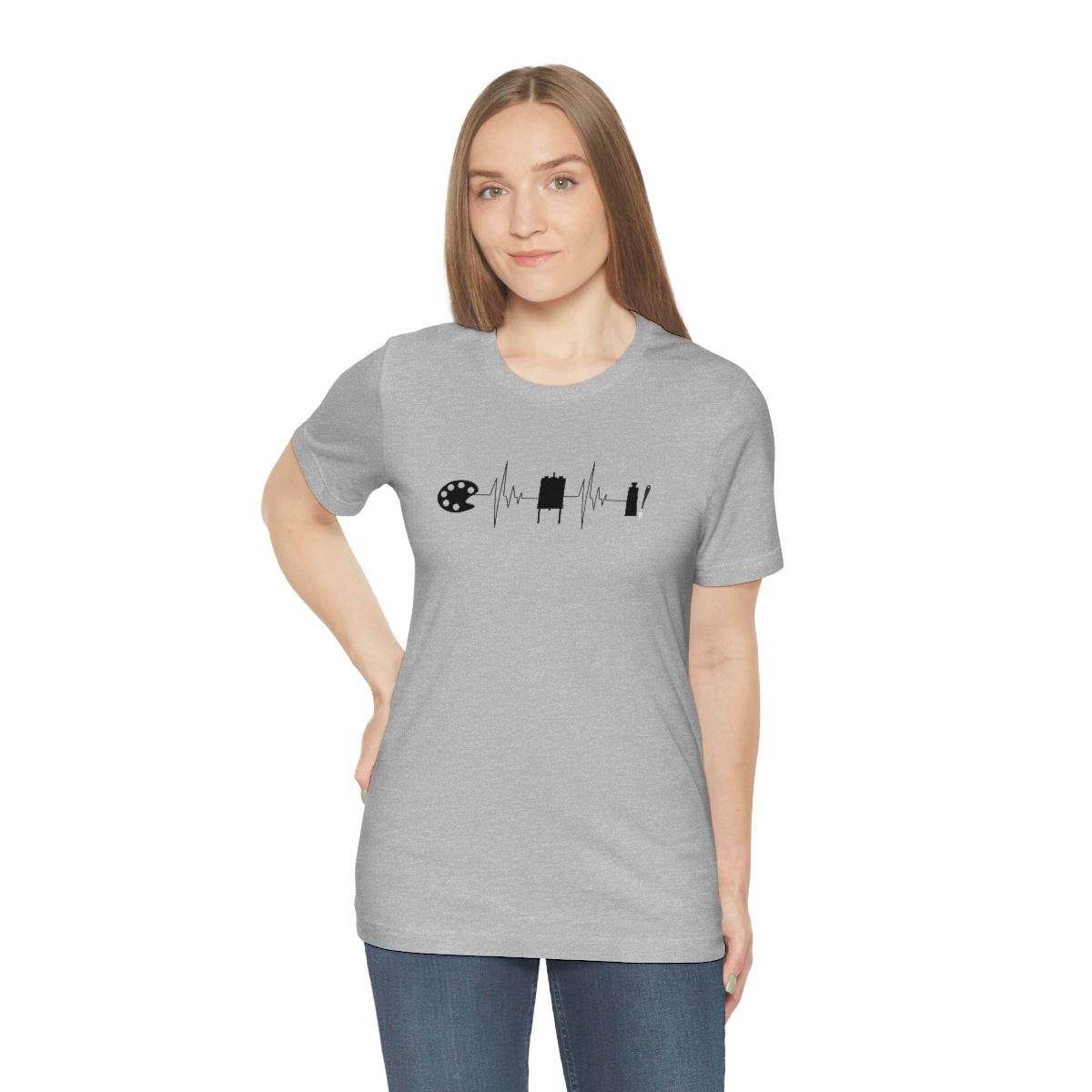 Art EKG Short Sleeve Tee