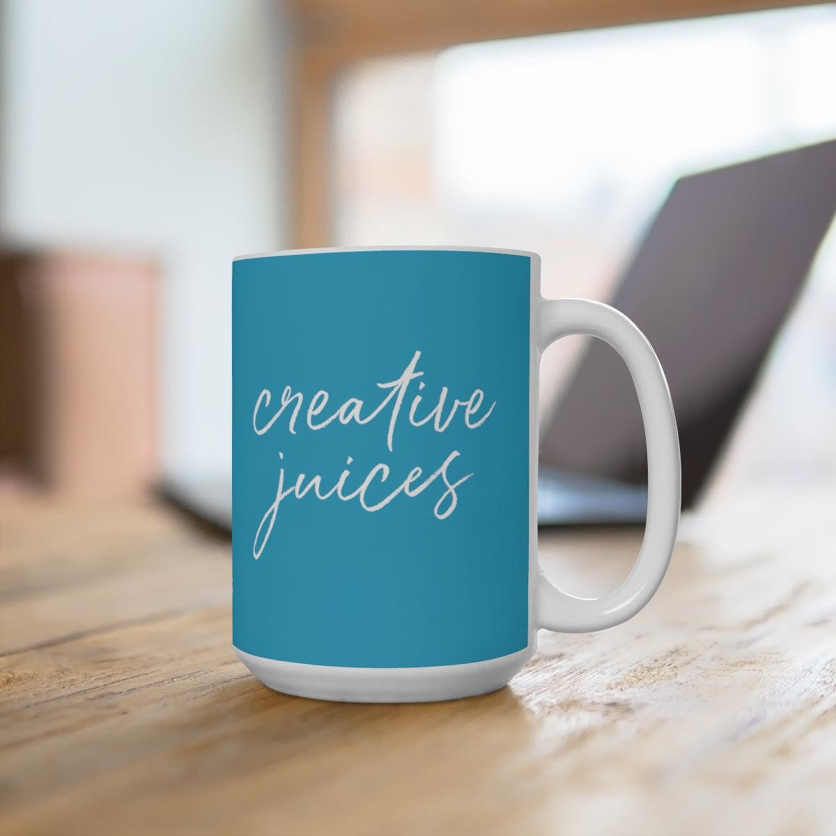 Blue Creative Juices Mug