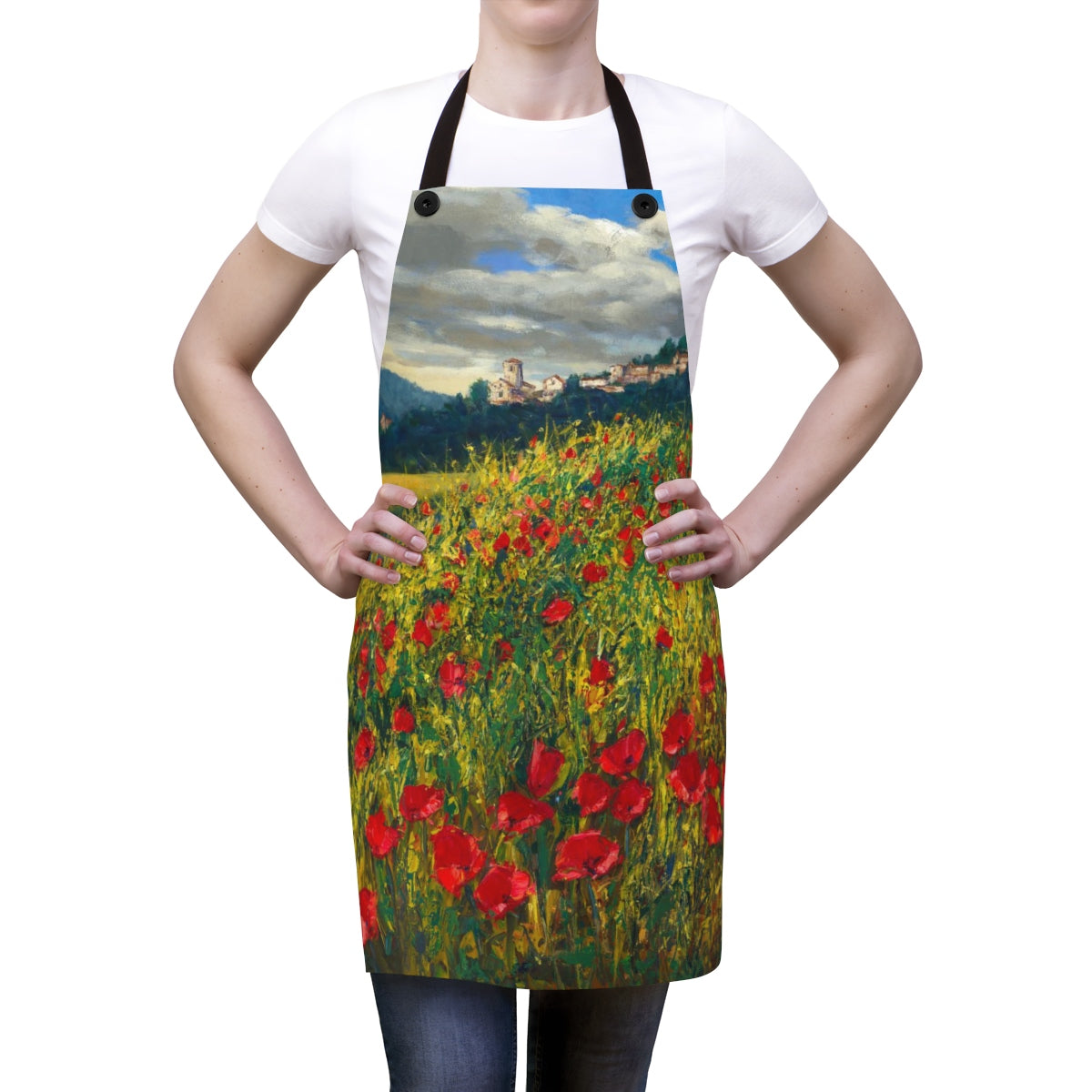 Apron - Tuscan Poppies