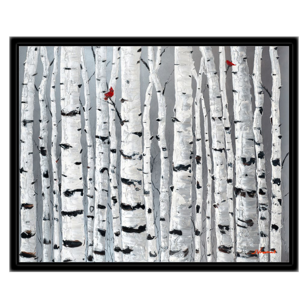 Love Birds, 16x20 with Black Frame - FREE Shipping