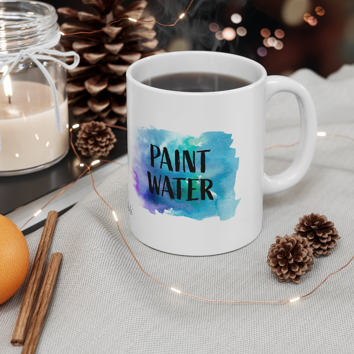 Paint Water Ceramic Mug 11oz