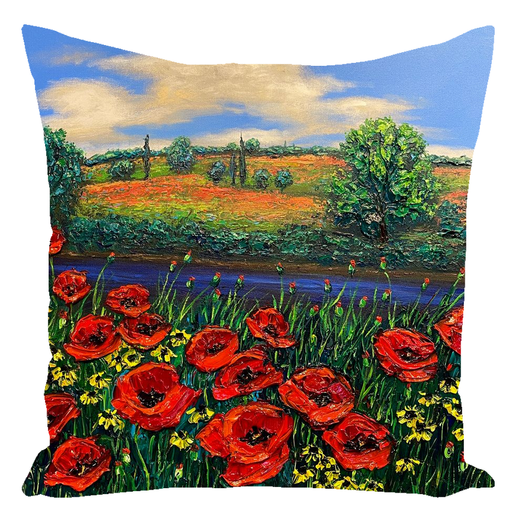 Throw Pillows (Poppies)