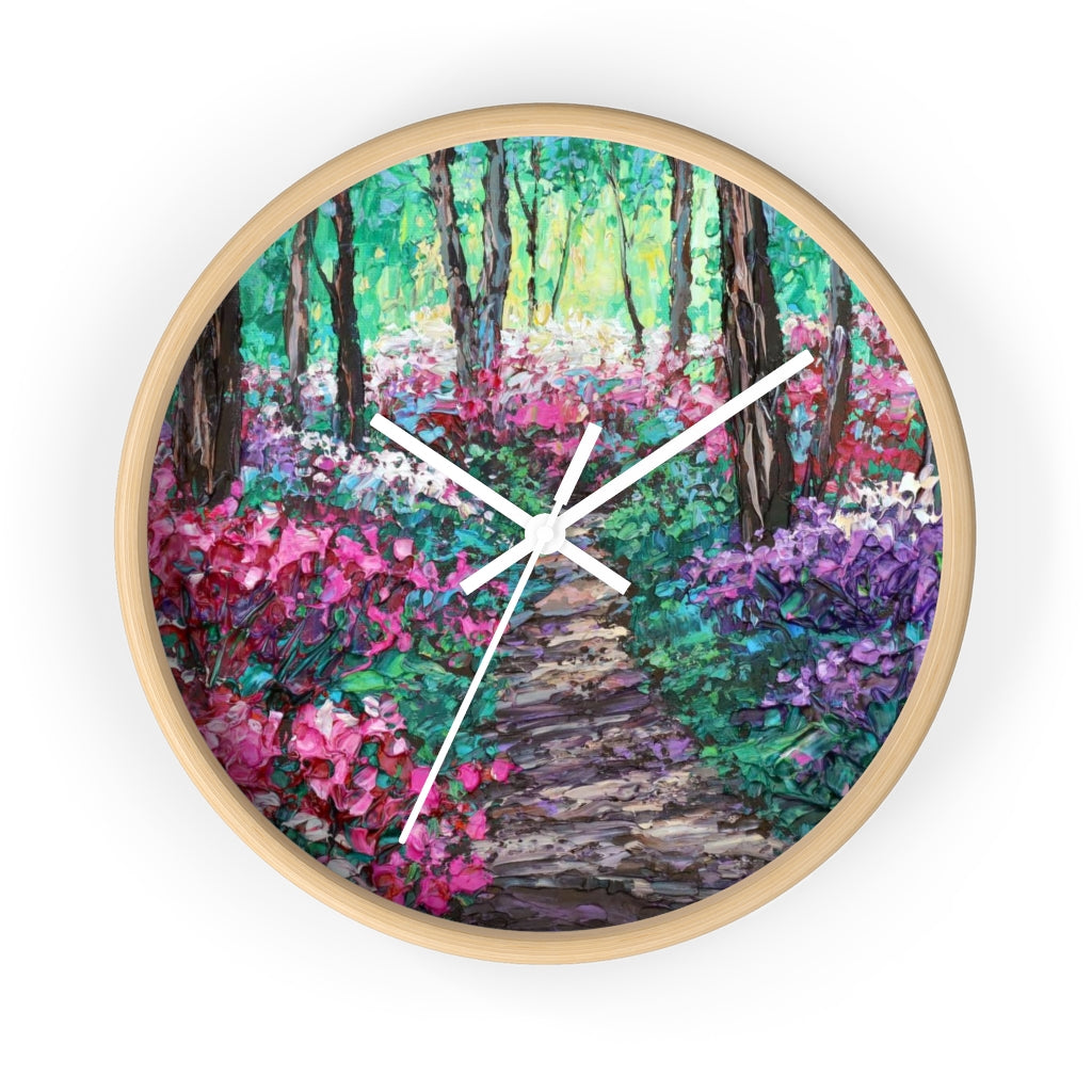 Garden Stroll Wall clock