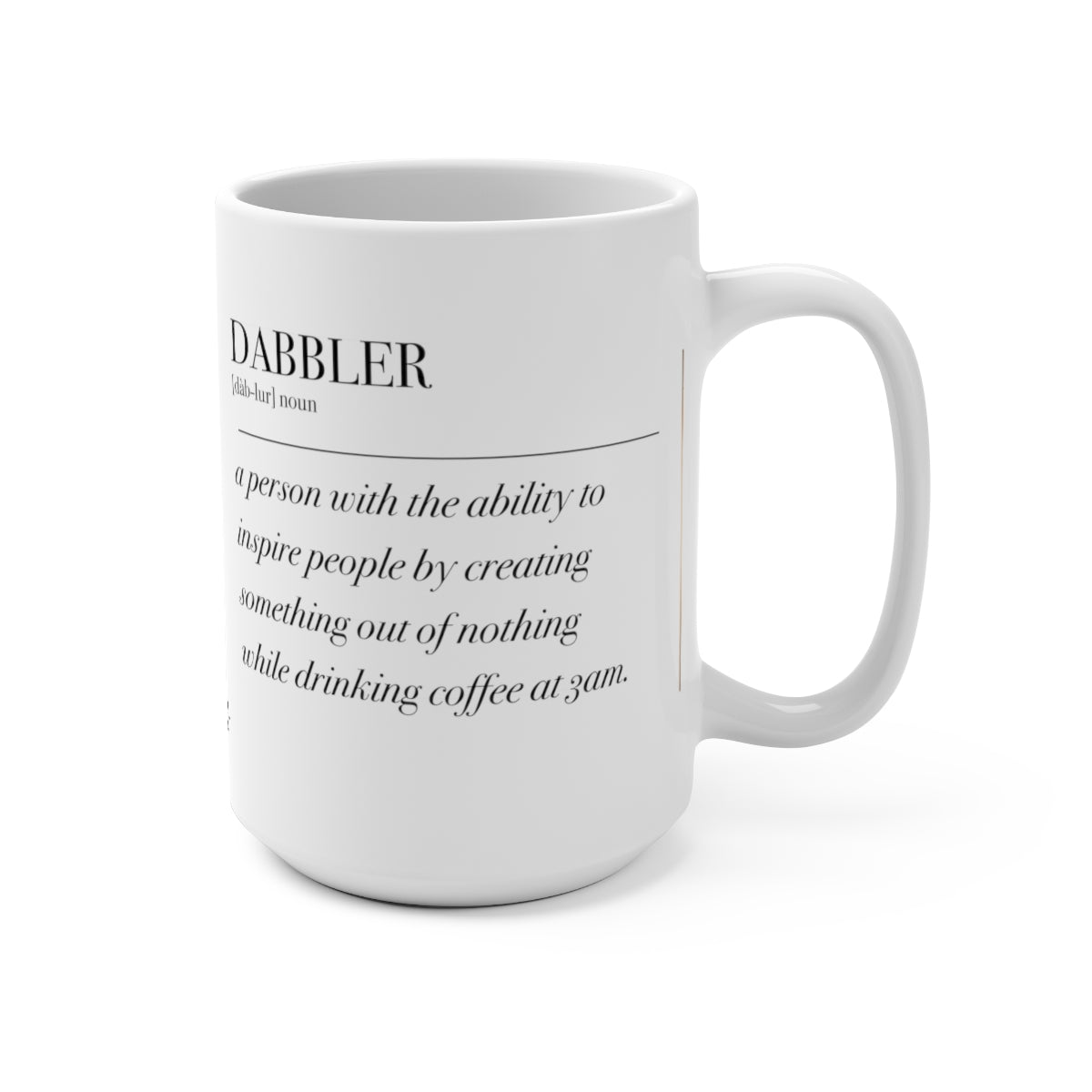 Dabbler Definition Mug