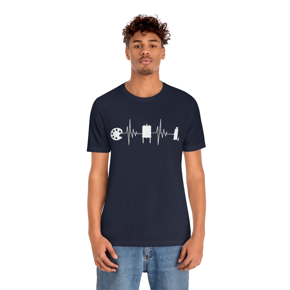 Art EKG Short Sleeve Tee