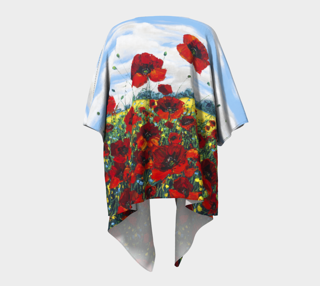 Poppy Brilliance - Kimono