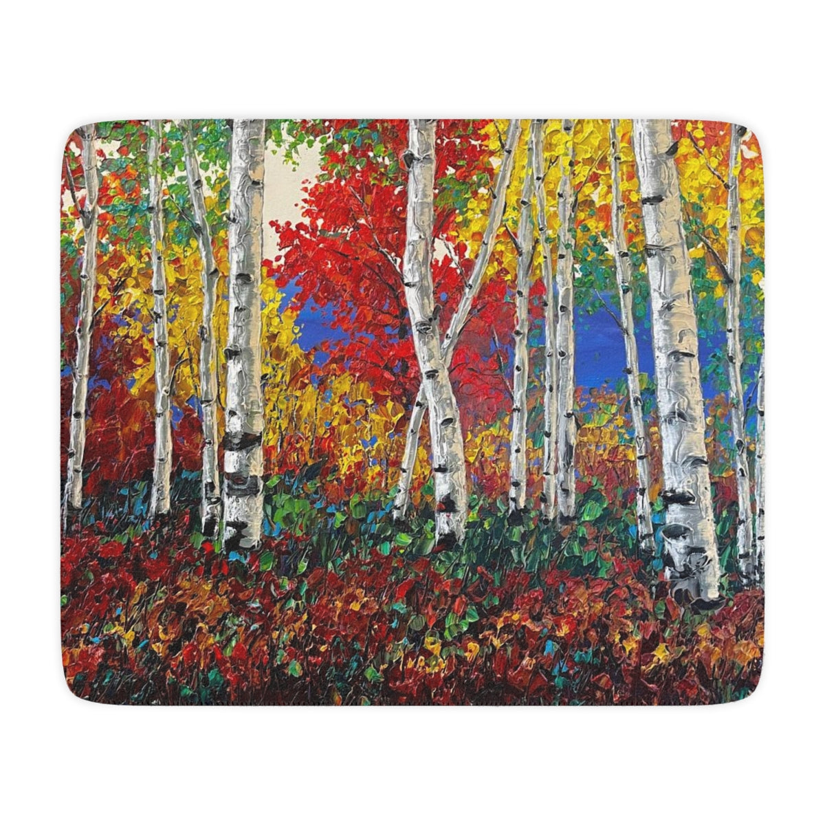 Autumn Jewel Sherpa Blanket