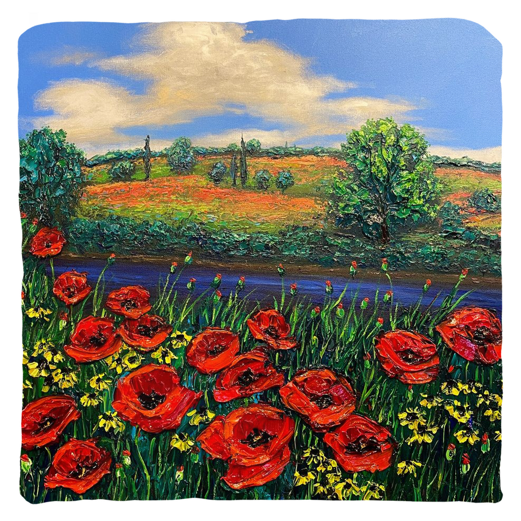 Throw Pillows (Poppies)