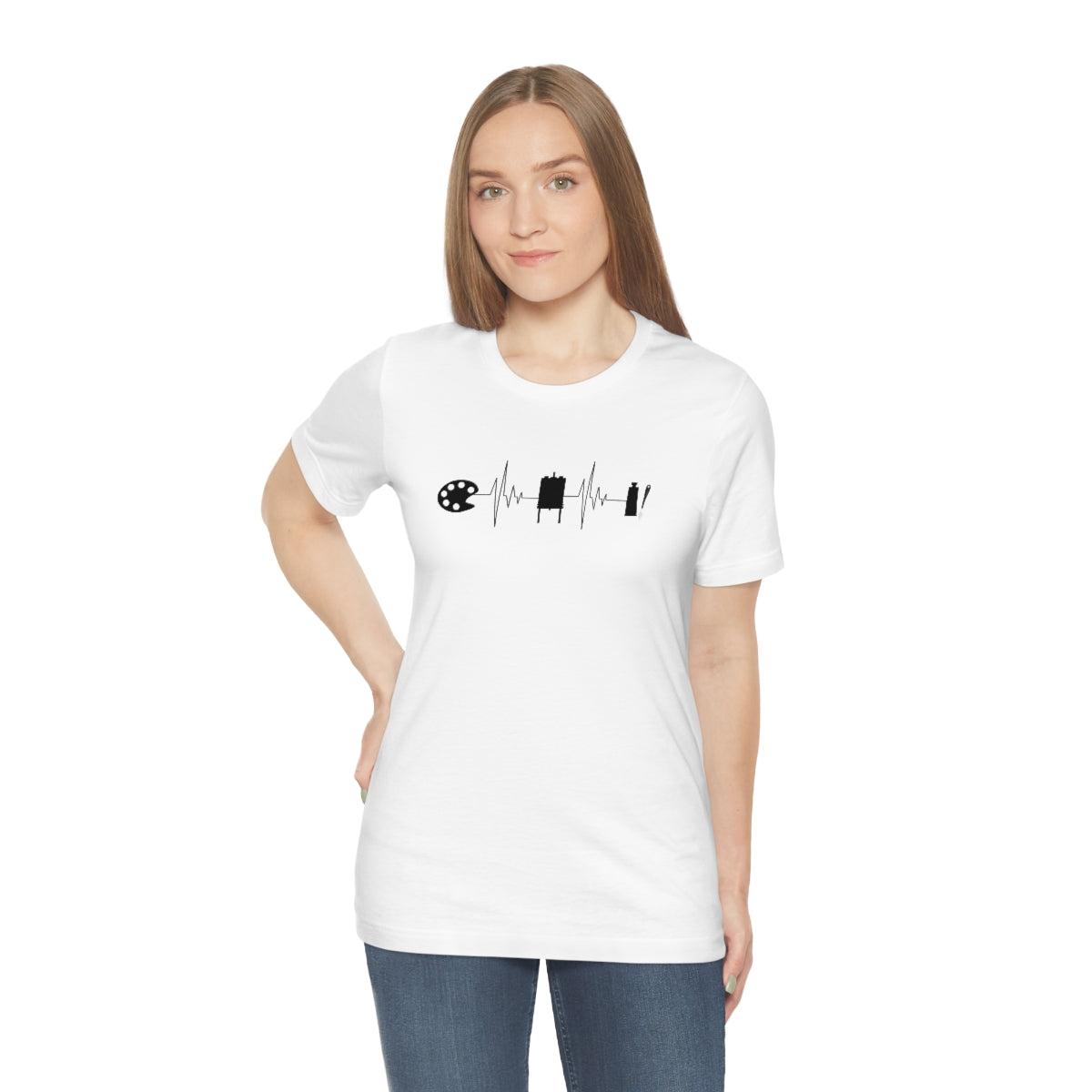 Art EKG Short Sleeve Tee