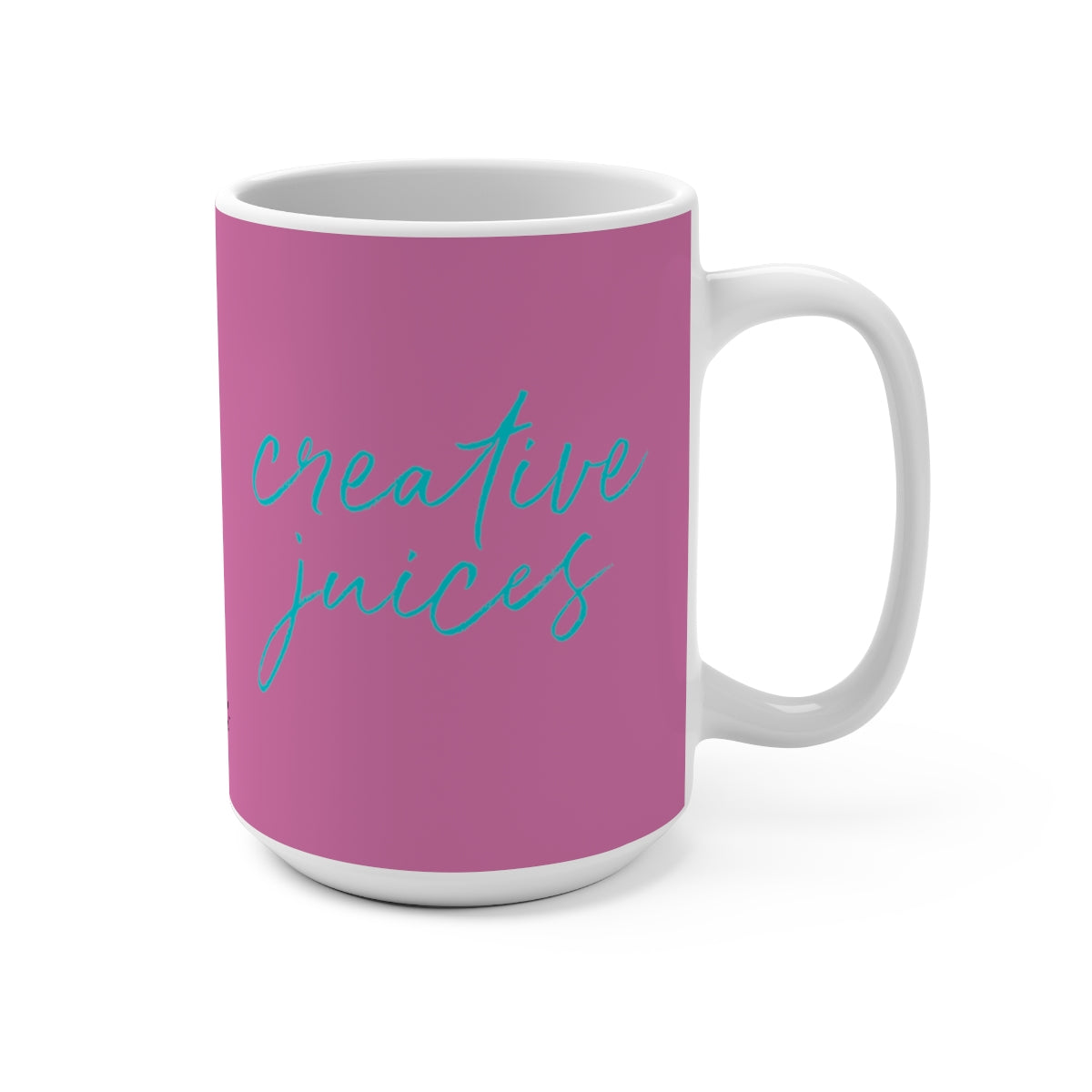 Pink and Blue Creative Juices Mug