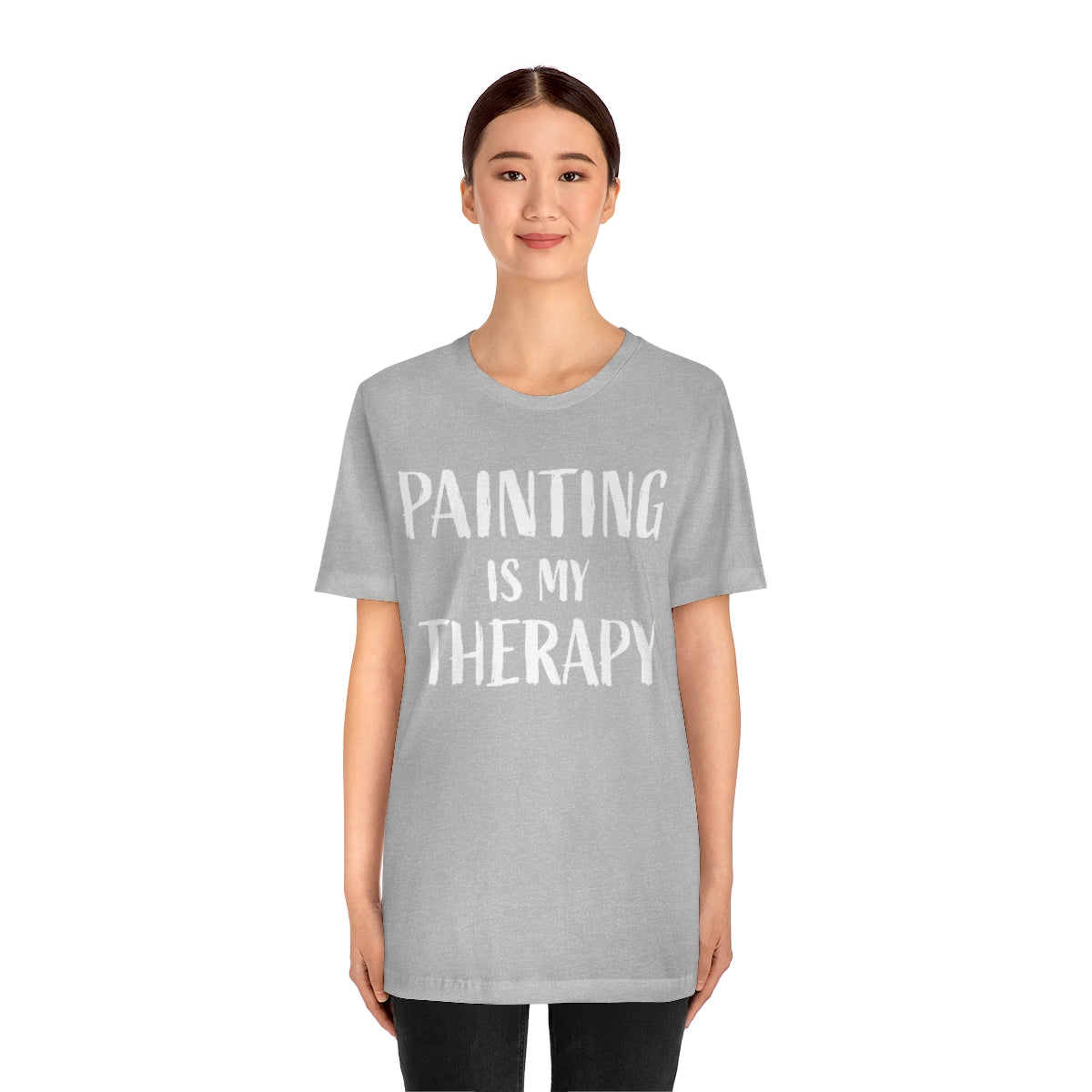 Painting is my therapy Short Sleeve Tee
