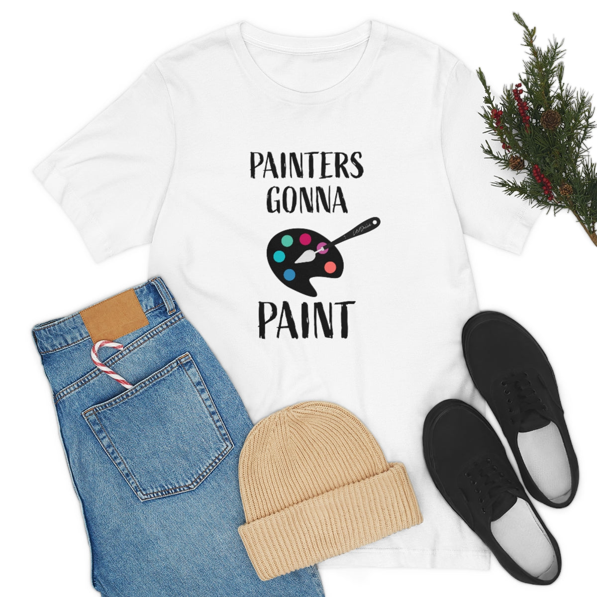 Painters gonna paint Short Sleeve Tee