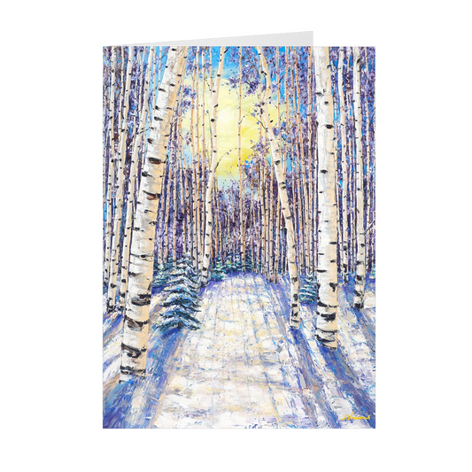 JensArtCards - 4 Seasons Collection - WINTER 5x7 with Envelopes