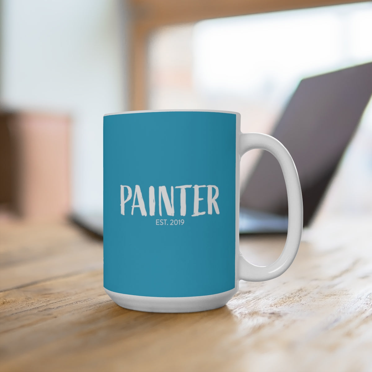 Blue Painter Mug